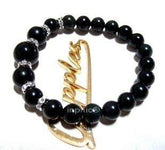 INPHIC-天然水晶黑曜石轉運手鏈 黑金剛護體 龍年開運黑金鋼護體